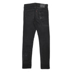 LEVI'S 510 Mens Slim Skinny Black Denim W30 L29 Cotton Blend Zip Jeans