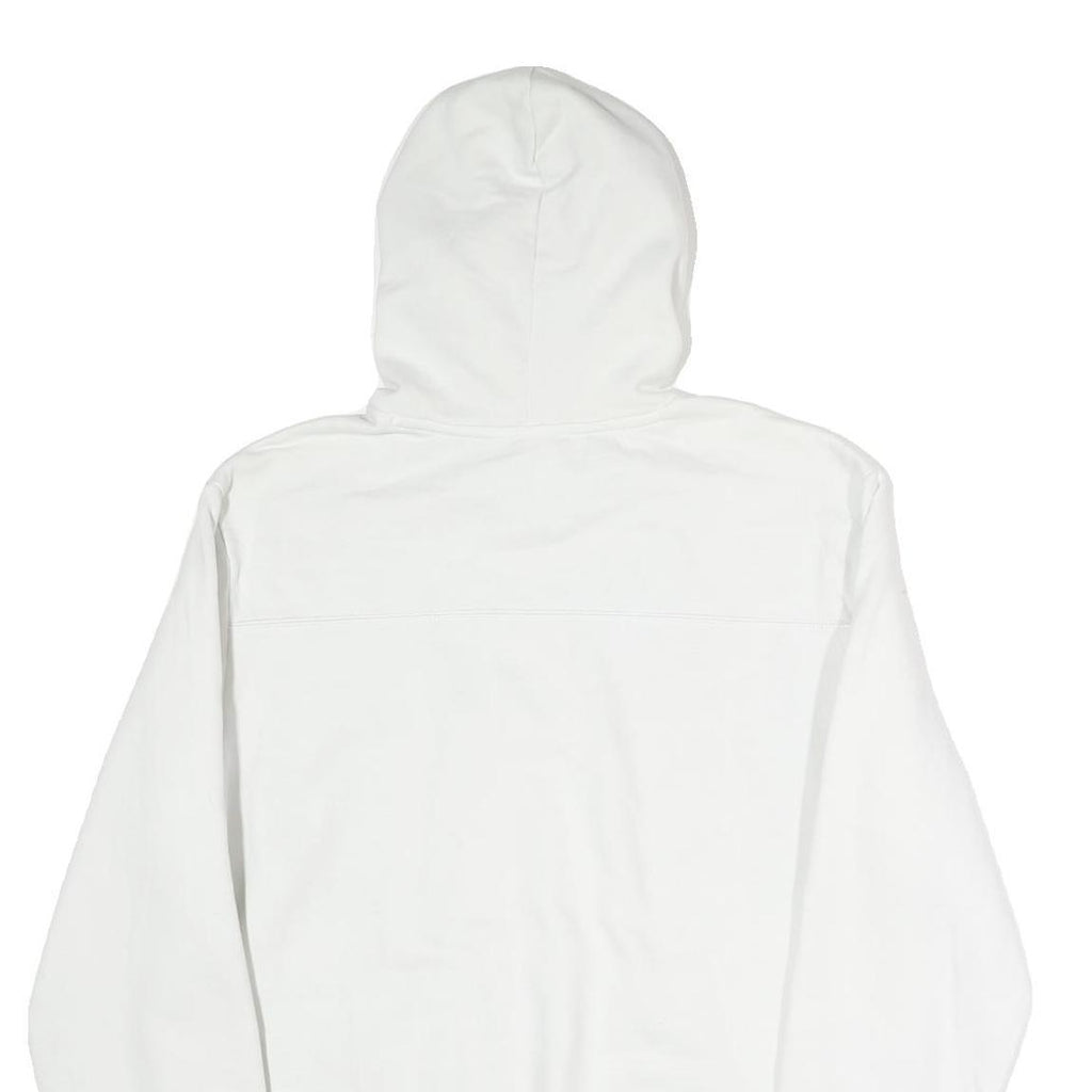 PUMA Mens White Hoodie M Cotton Casual Pullover Hooded Sweatshirt