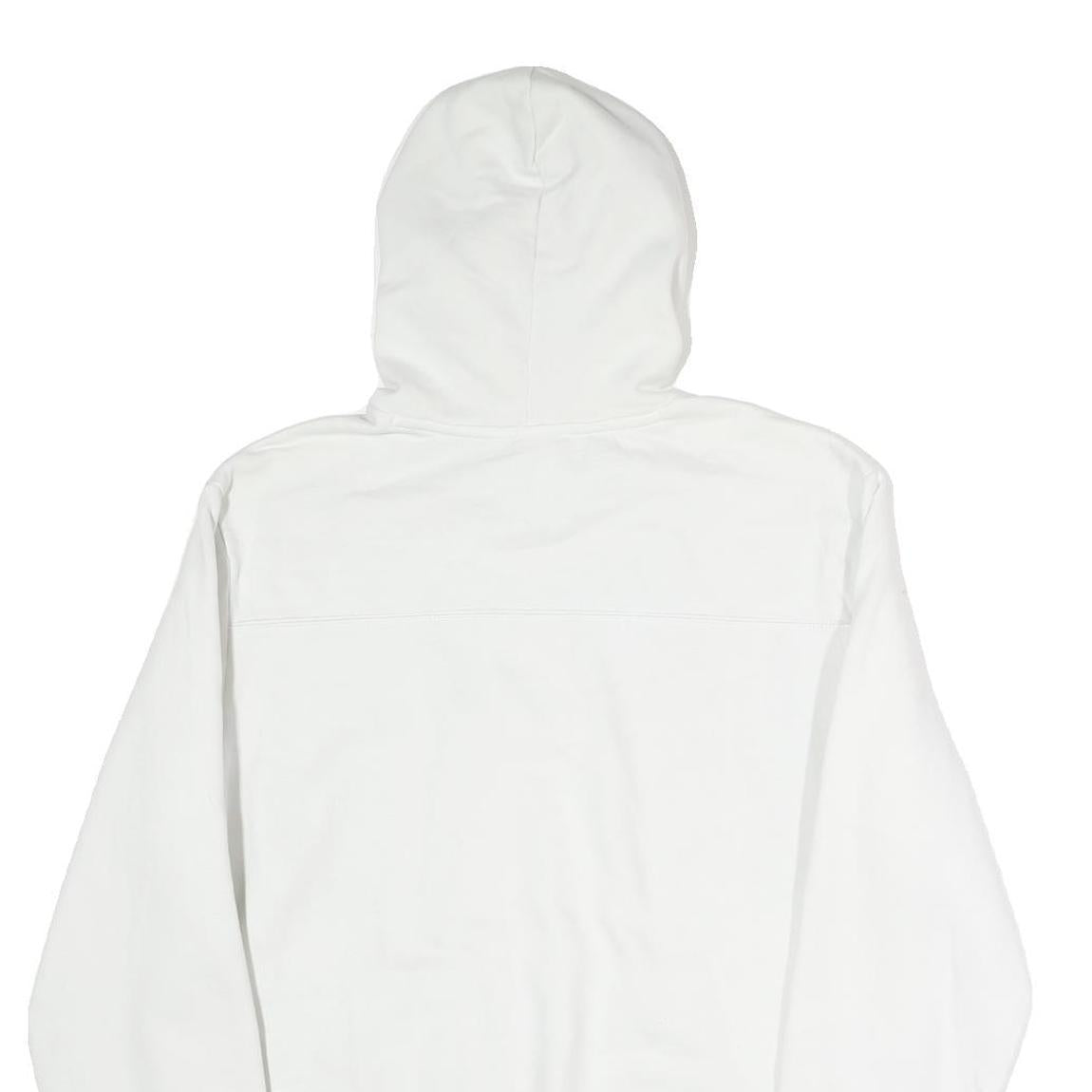 PUMA Mens White Hoodie M Cotton Casual Pullover Hooded Sweatshirt