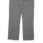 DICKIES Mens Regular Grey Cotton Blend Workwear Trousers W32 L29 Durable Zip