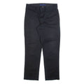 DICKIES Mens Trousers Black Regular Straight W34 L31