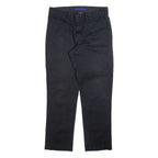 DICKIES Mens Trousers Black Regular Straight W34 L31
