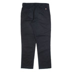 DICKIES Mens Trousers Black Regular Straight W34 L31