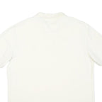 NAUTICA Mens White Short Sleeve Plain Polo Shirt L Classic Cotton Blend