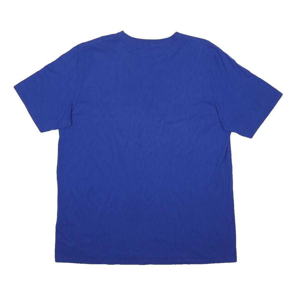 RUSSELL ATHLETIC Mens Blue Fairlawn Jets Graphic T-Shirt XL Short Sleeve Crew