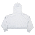 PUMA Cropped Womens Grey Hoodie Full Zip M