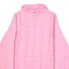 PAUL & SHARK Womens Pink Quilted Jacket S Nylon Elegant Casual Outerwear