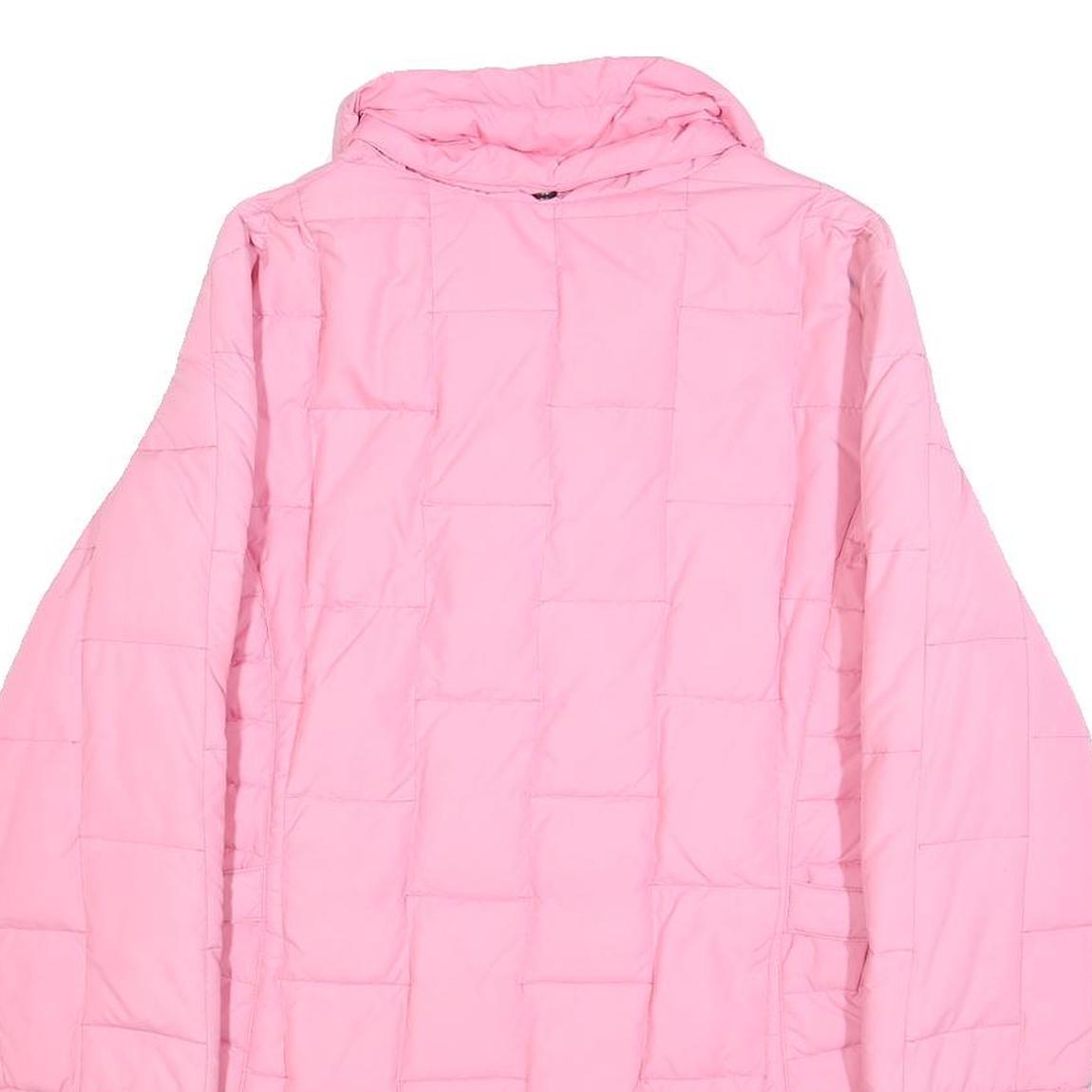 PAUL & SHARK Womens Pink Quilted Jacket S Nylon Elegant Casual Outerwear