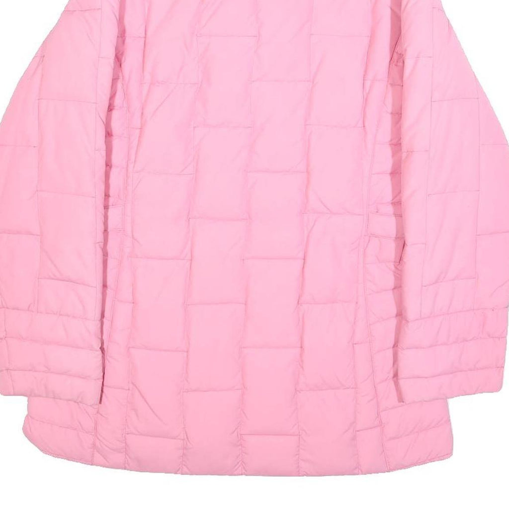 PAUL & SHARK Womens Pink Quilted Jacket S Nylon Elegant Casual Outerwear