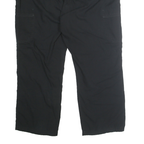 CARHARTT Mens Cotton Blend Black Relaxed Straight Trousers W42 L30 Utility