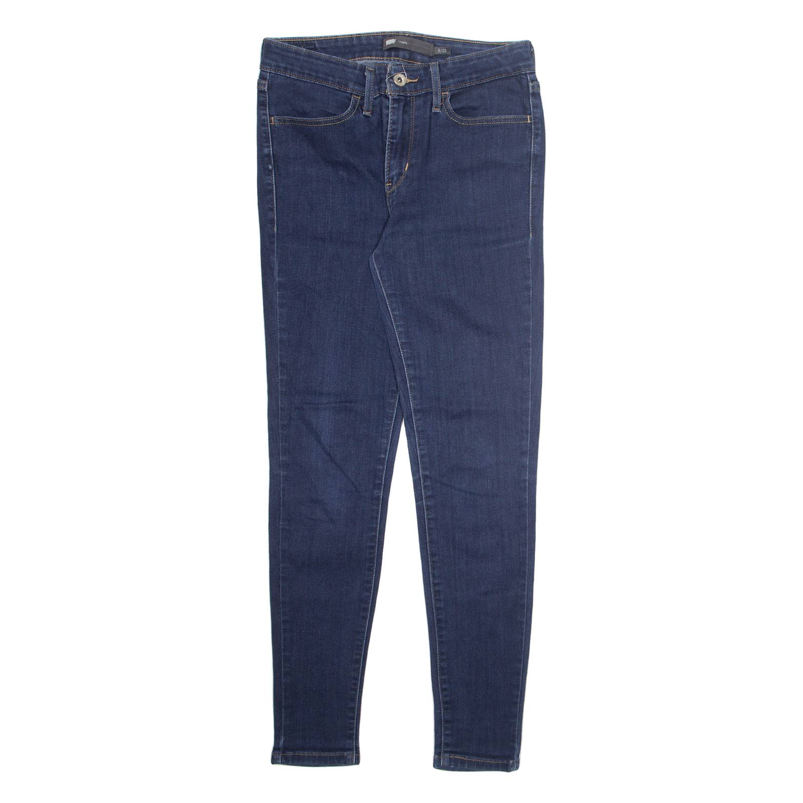 LEVI'S Womens Jeans Blue Regular Tapered W29 L28