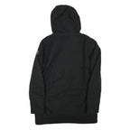 TIMBERLAND Mens Black Outdoor Jacket S Polyester Blend Hooded Zip Plain