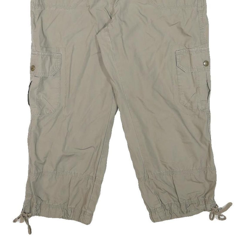 TOMMY HILFIGER Womens Shorts Beige Casual L W33 Pocketed Cotton Blend