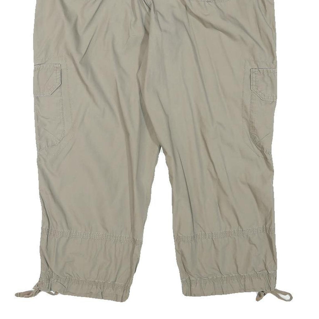 TOMMY HILFIGER Womens Shorts Beige Casual L W33 Pocketed Cotton Blend