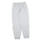 ADIDAS Womens Joggers Grey & White Regular Tapered M W28 L28 Comfortable Cotton
