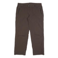 COLUMBIA Lined Womens Nylon Brown Relaxed Straight Trousers W36 L30 Outdoor Zip