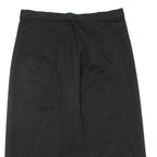 Womens Pencil Skirt Black Midi Wool M
