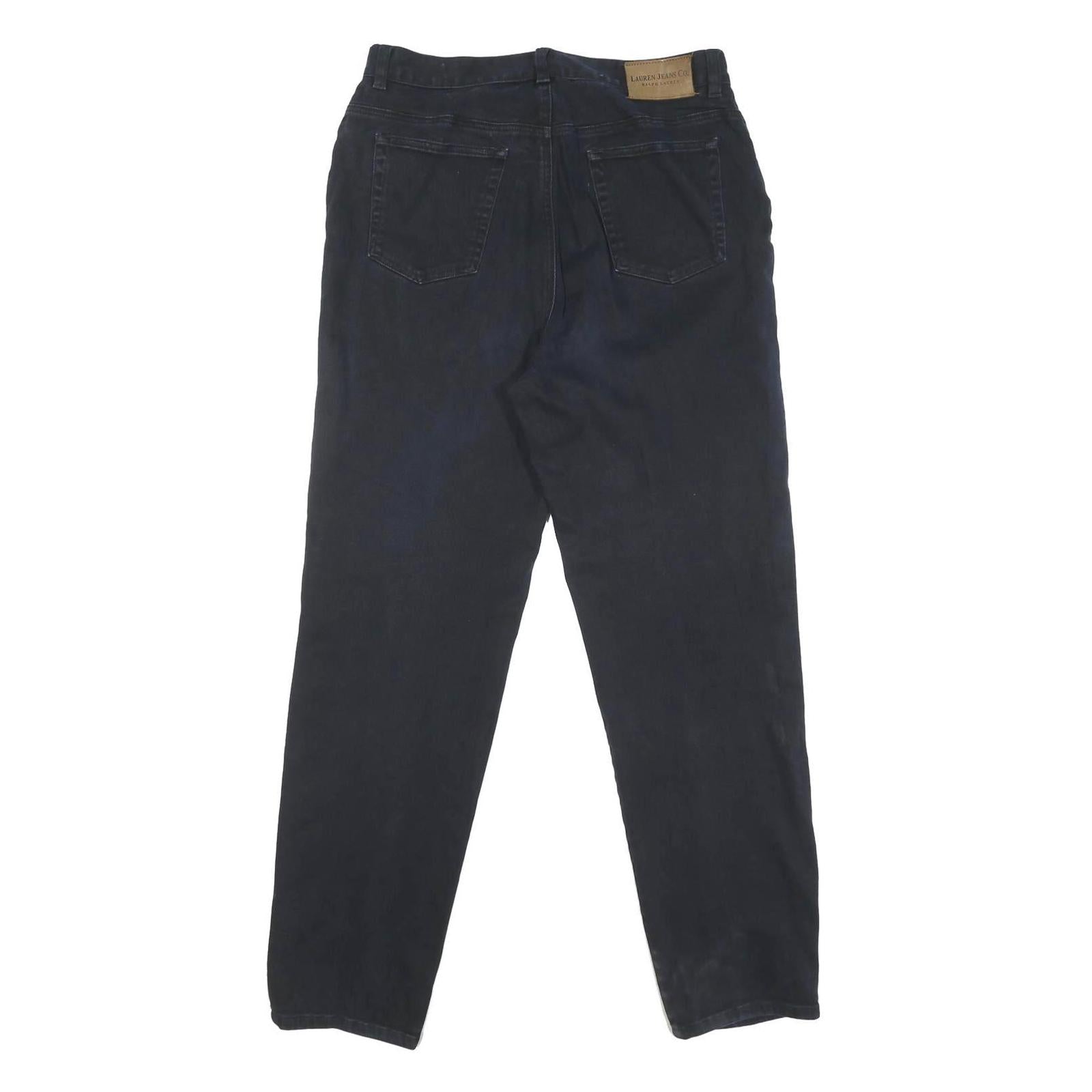 LAUREN RALPH LAUREN Womens Jeans Blue Loose Straight Denim Medium W32 L31
