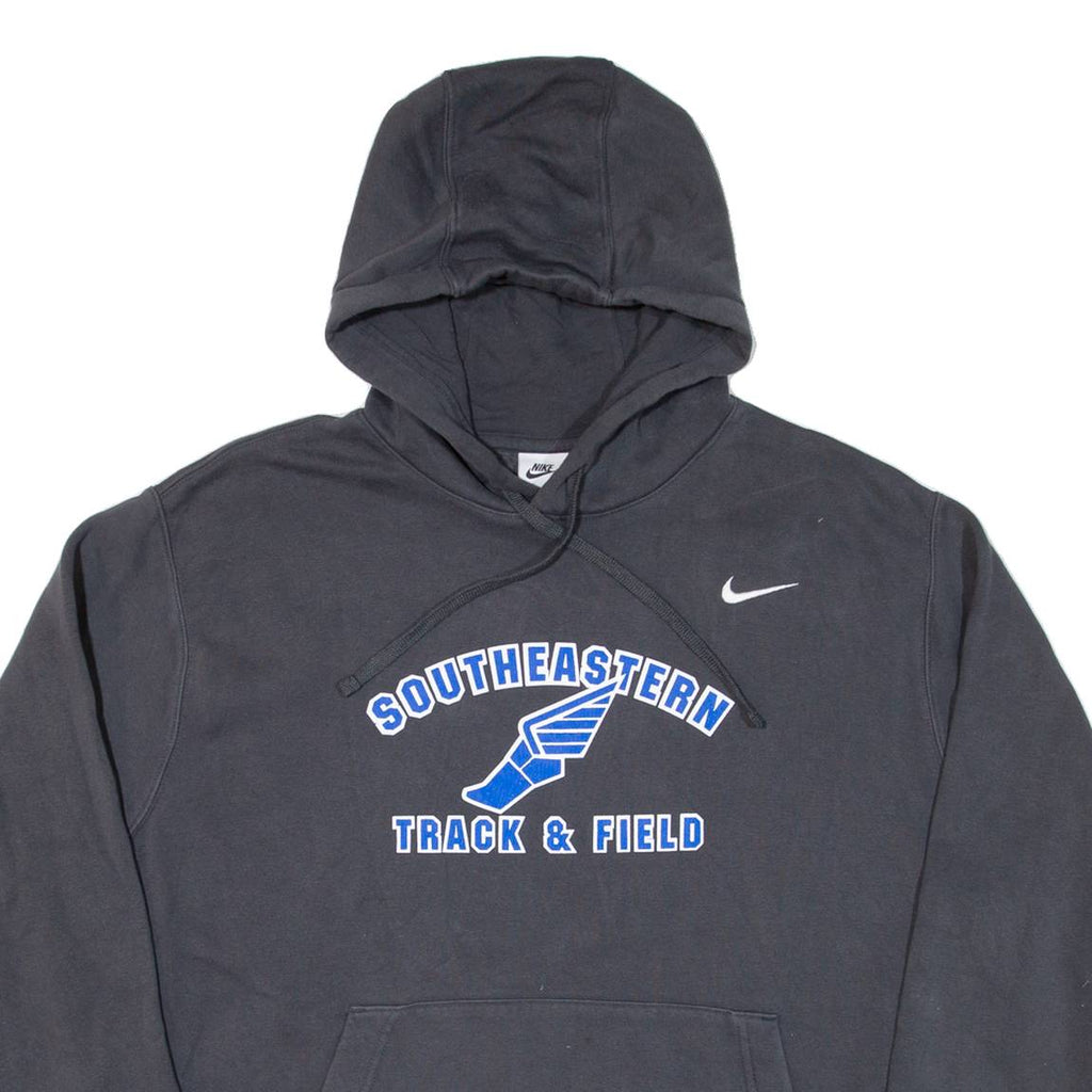 NIKE Track & Field Mens Grey Hoodie USA XL