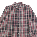 WRANGLER Mens Red Black White Checked Shirt M Casual Button-Down Cotton
