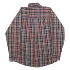 WRANGLER Mens Red Black White Checked Shirt M Casual Button-Down Cotton