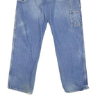 DICKIES Mens Regular Fit Light Blue Denim Jeans W34 L31 Workwear Style Zip