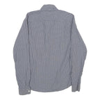 TIMBERLAND Mens Blue Check Shirt S Button Down Collar Cotton Long Sleeve Casual