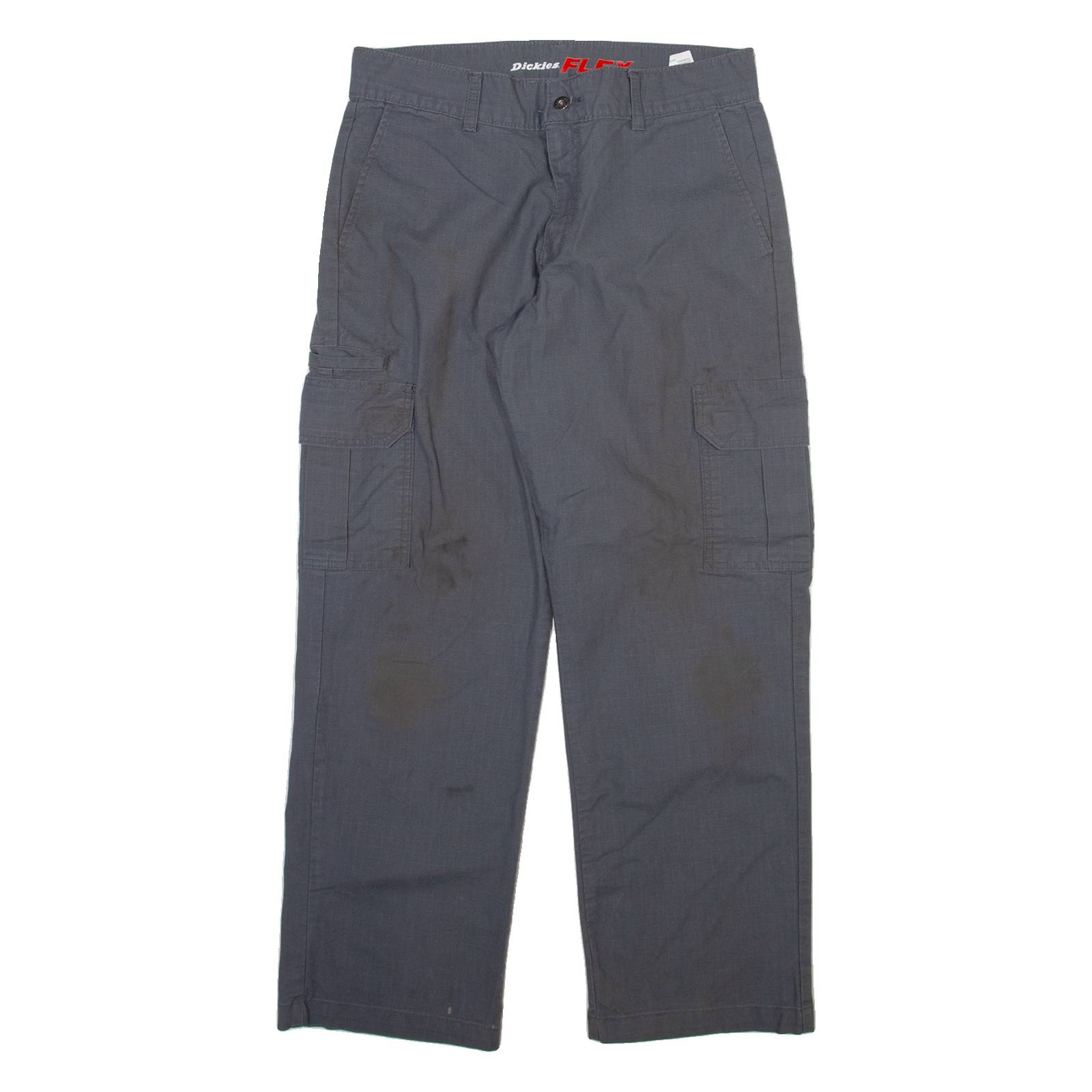 DICKIES Cargo Mens Trousers Grey Regular Straight W32 L30