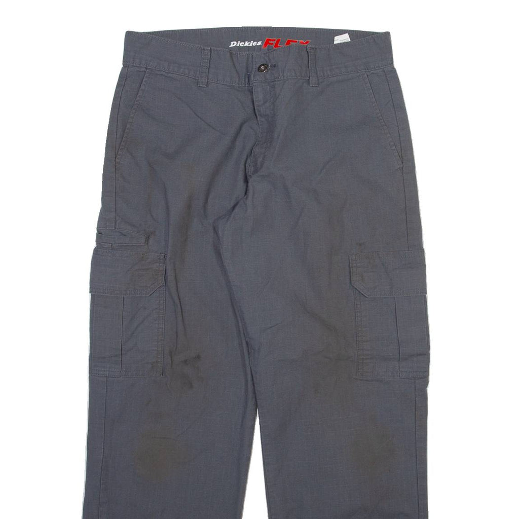 DICKIES Cargo Mens Trousers Grey Regular Straight W32 L30