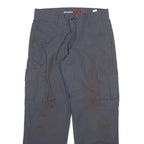 DICKIES Cargo Mens Trousers Grey Regular Straight W32 L30
