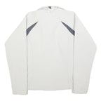 COLUMBIA Womens White & Grey Zip Jacket S Polyester Outdoor Sportswear
