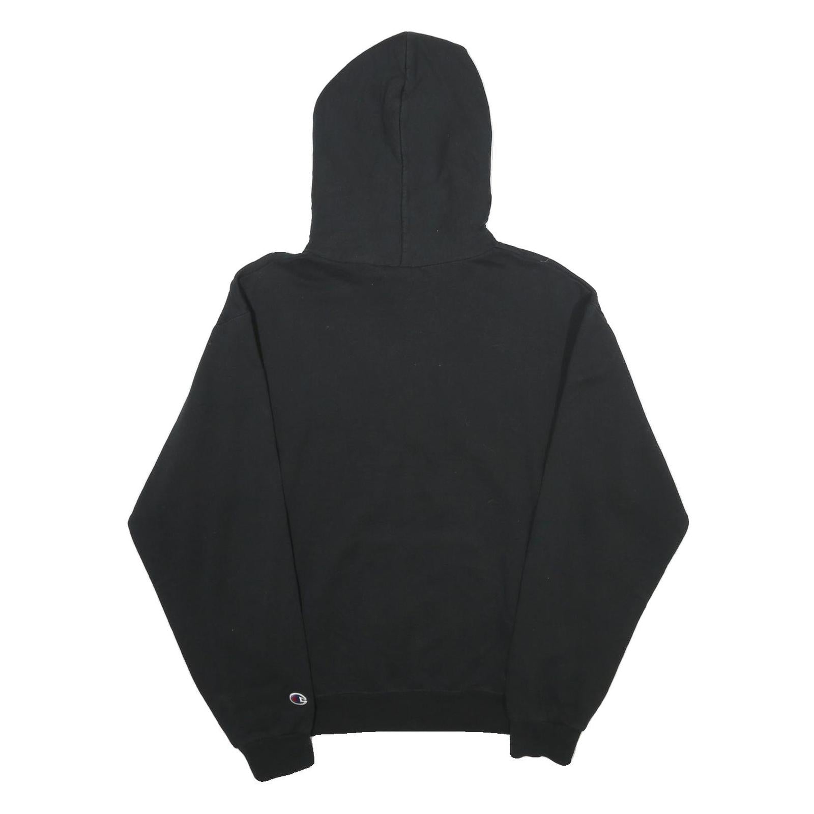 CHAMPION Mens Black University Of South Dakota Alumni Pullover Hoodie M Cotton