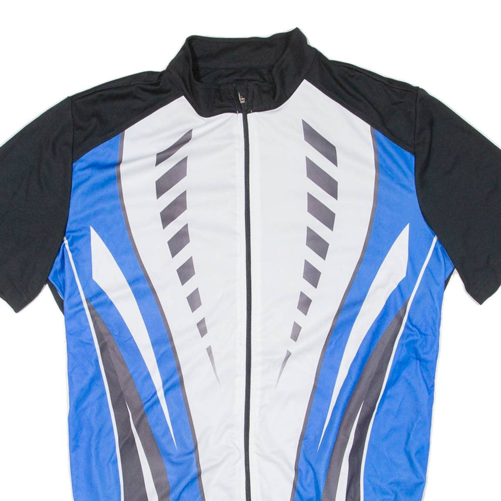 CRIVIT SPORT Cycling Mens Jersey Blue Full Zip L