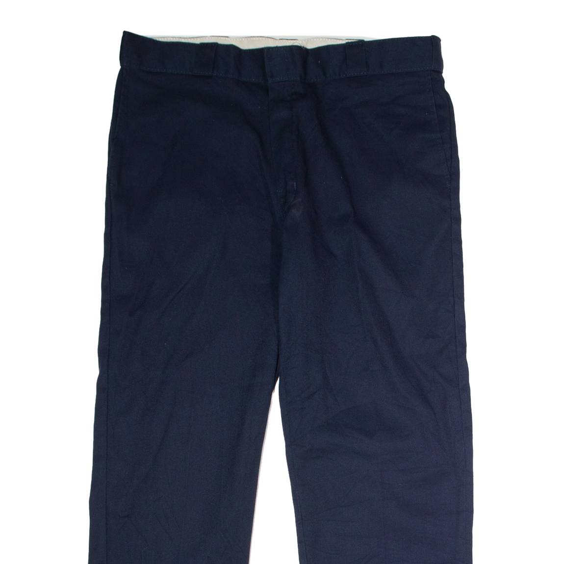 DICKIES 874 Flex Workwear Mens Twill Trousers Blue Classic Straight W38 L30