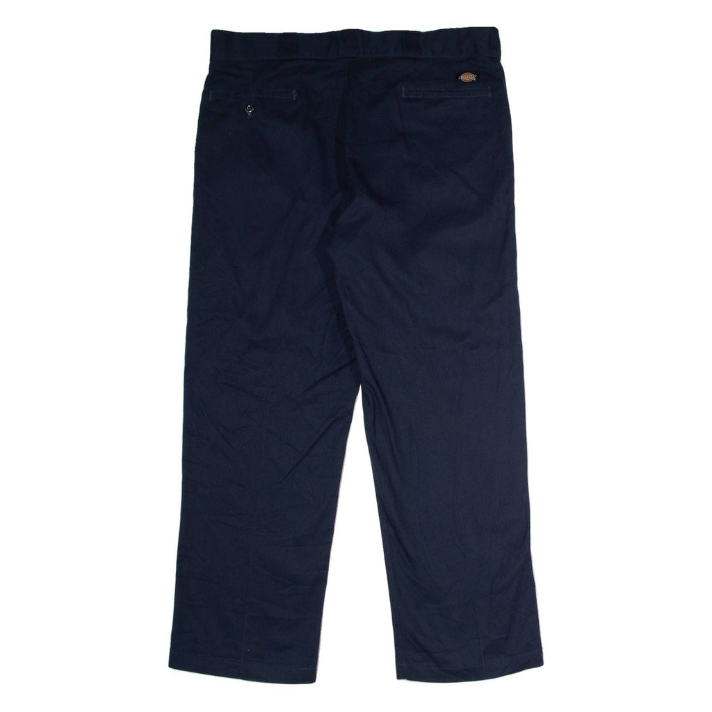 DICKIES 874 Flex Workwear Mens Twill Trousers Blue Classic Straight W38 L30