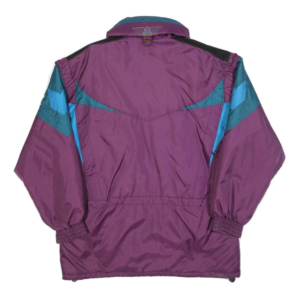 CANADIAN SPIRIT Mens Purple Teal Blue Outdoor Jacket L Polyester Blend Zip
