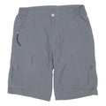 COLUMBIA Mens Shorts Grey Cargo S W29 Outdoor Casual Lightweight Polyester Blend