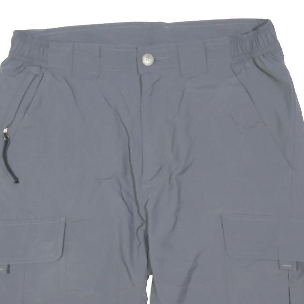 COLUMBIA Mens Shorts Grey Cargo S W29 Outdoor Casual Lightweight Polyester Blend