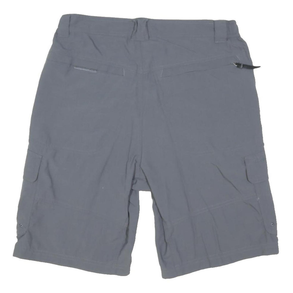 COLUMBIA Mens Shorts Grey Cargo S W29 Outdoor Casual Lightweight Polyester Blend