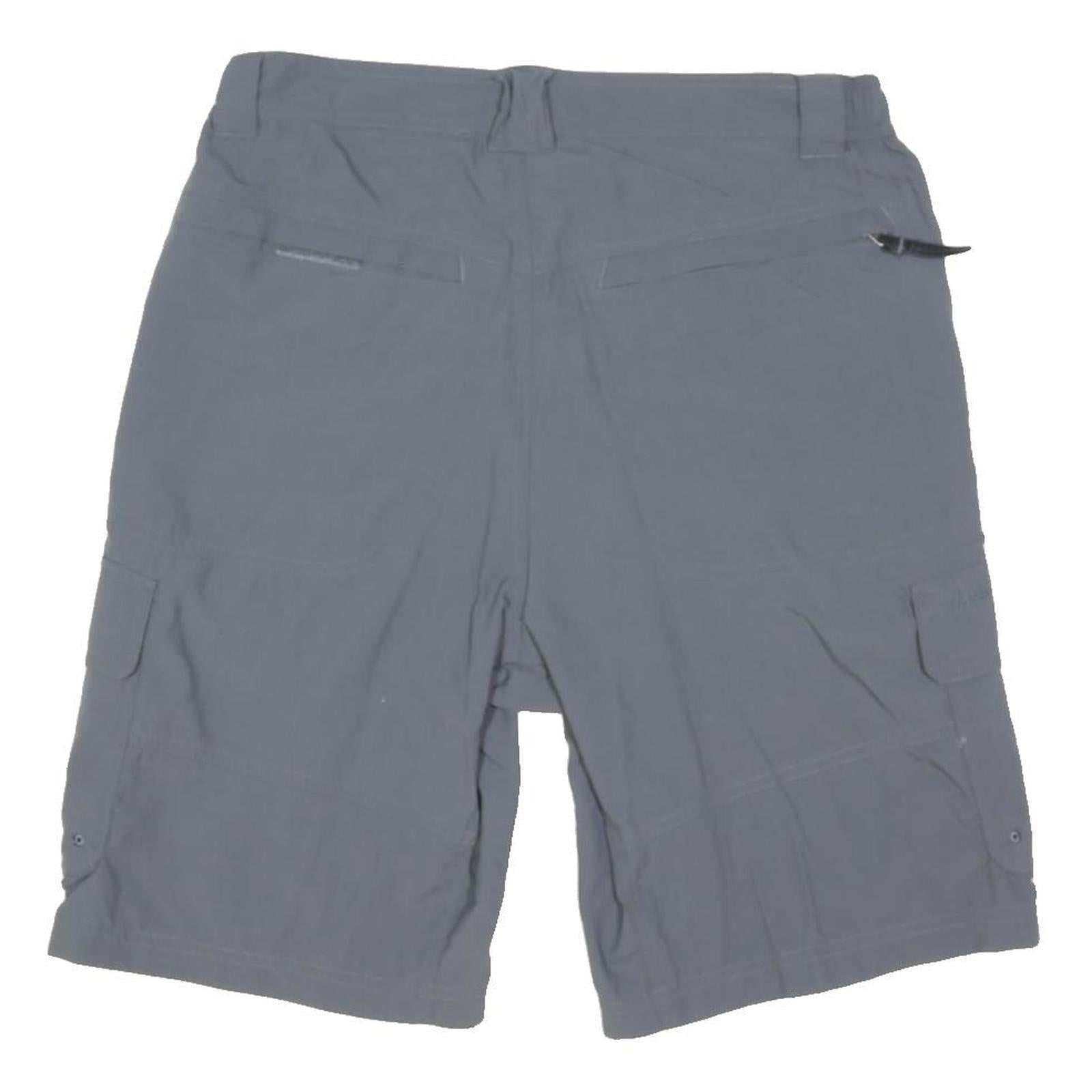 COLUMBIA Mens Shorts Grey Cargo S W29 Outdoor Casual Lightweight Polyester Blend