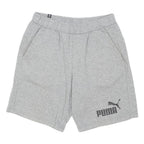 PUMA Mens Shorts Grey Casual Cotton Blend M W30 Comfortable Summer