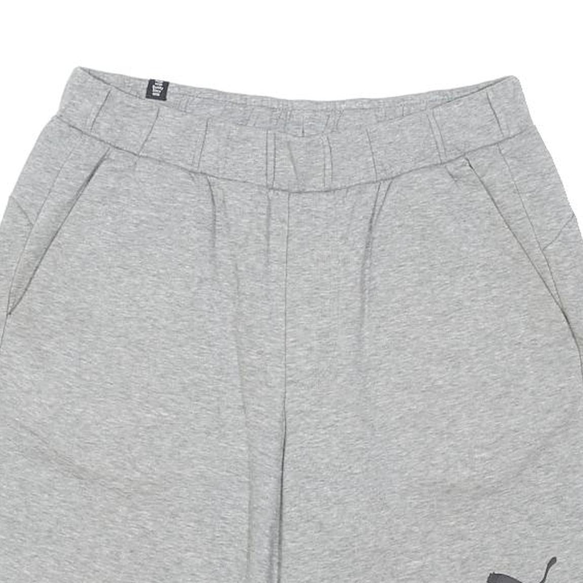 PUMA Mens Shorts Grey Casual Cotton Blend M W30 Comfortable Summer
