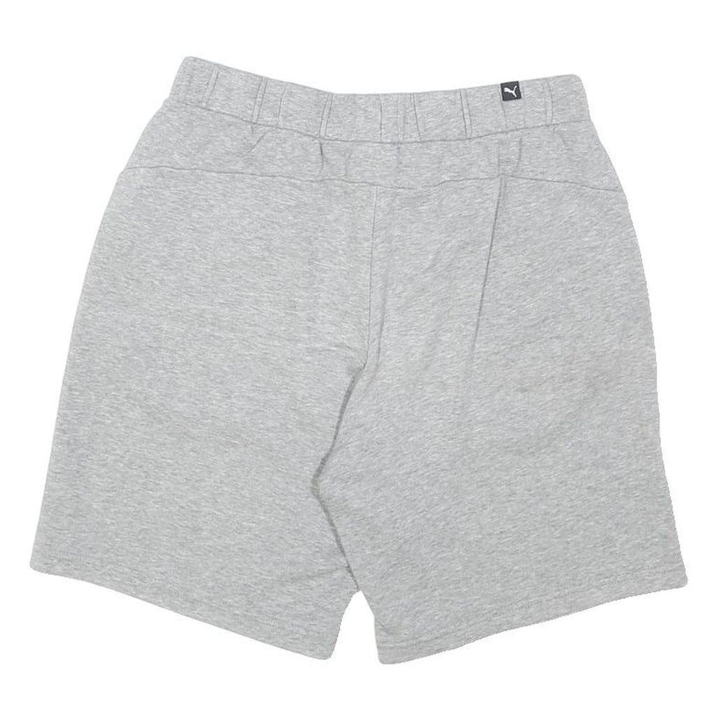 PUMA Mens Shorts Grey Casual Cotton Blend M W30 Comfortable Summer