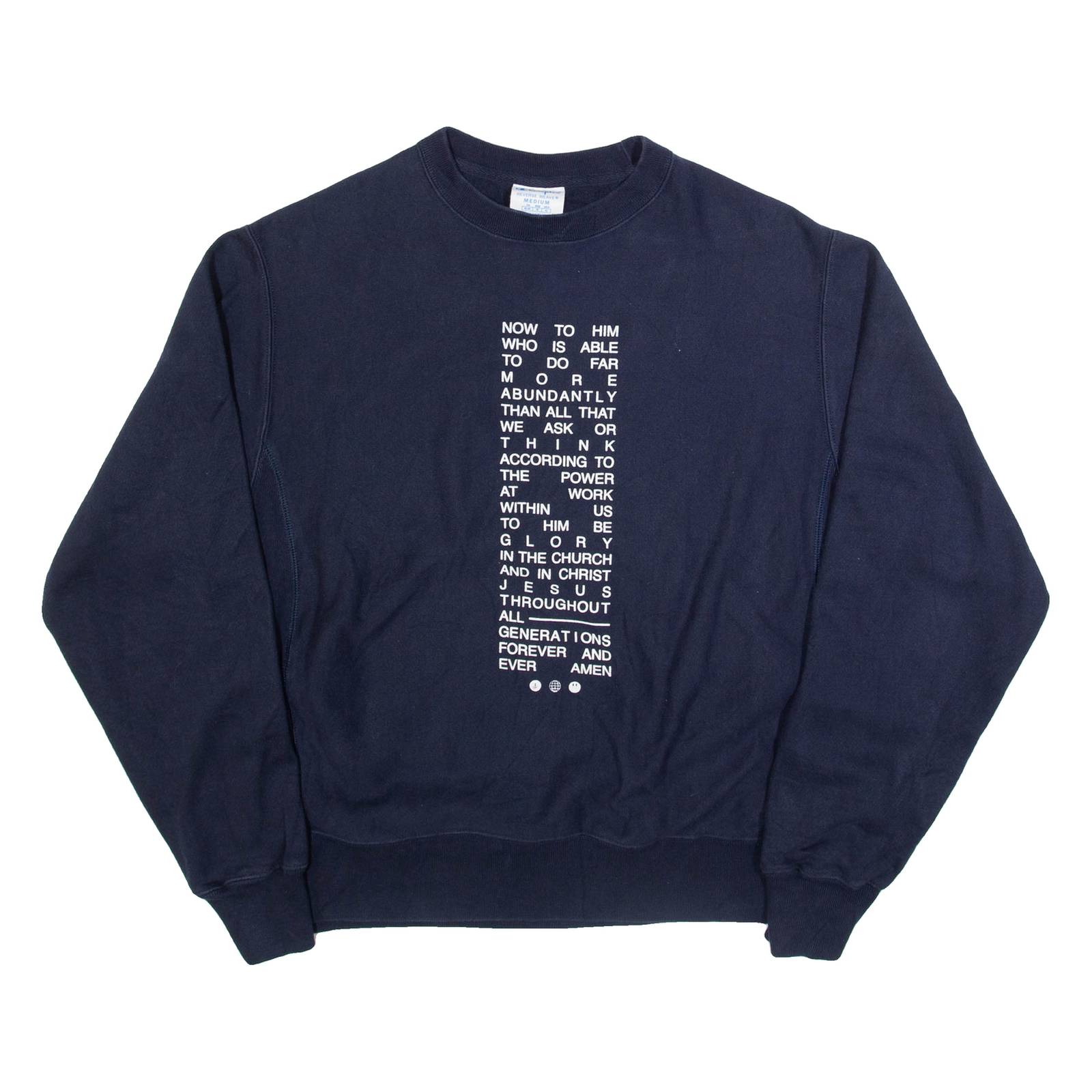 CHAMPION REVERSE WEAVE Mens Sweatshirt Blue M