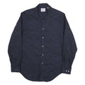 CALVIN KLEIN Mens Blue Shirt M Polyester Blend Long Sleeve Button Collar