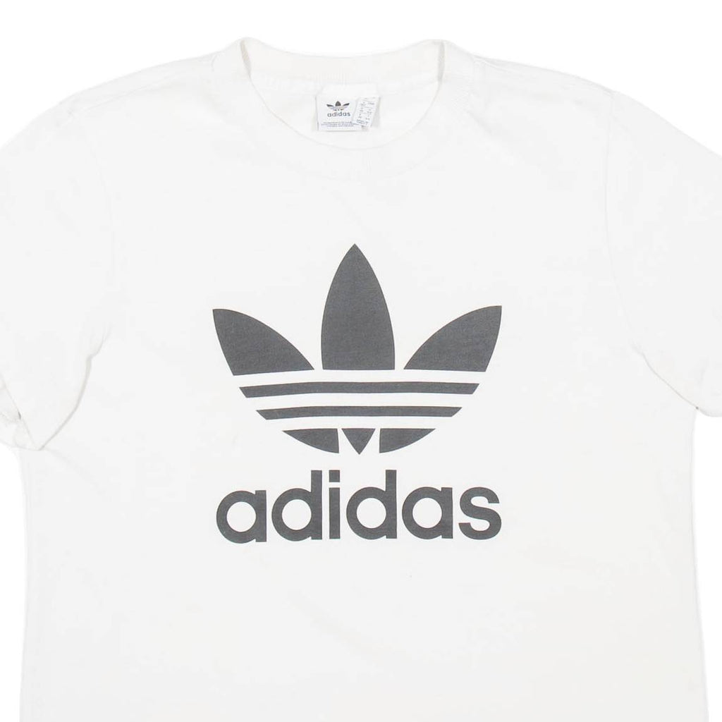 ADIDAS Womens T-Shirt White UK 12