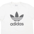 ADIDAS Womens T-Shirt White UK 12