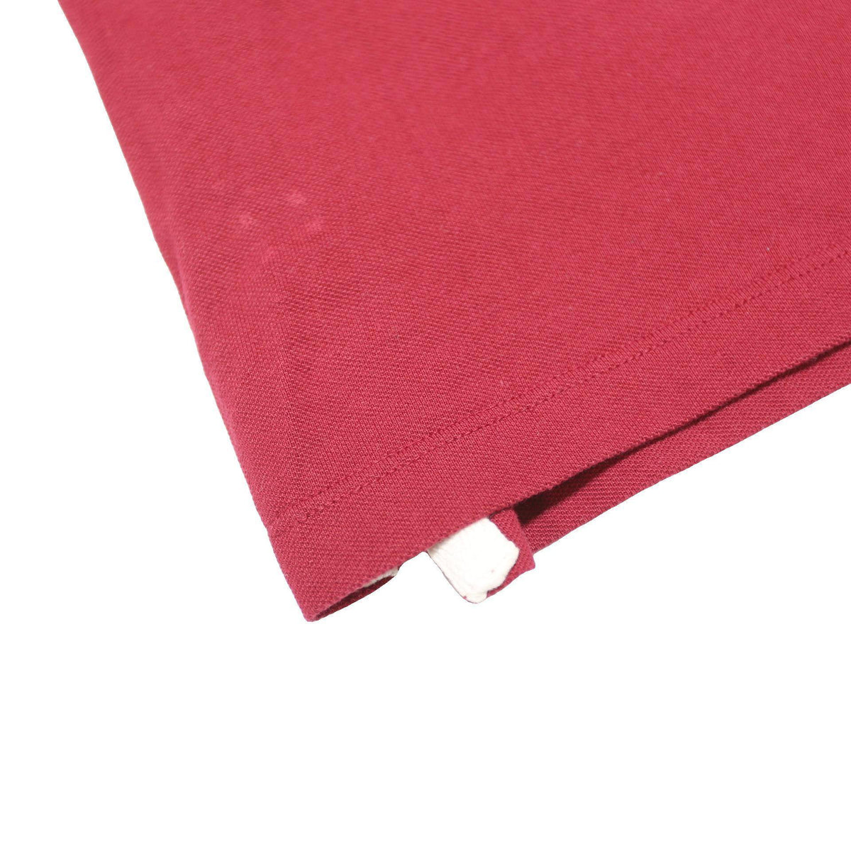DIADORA Mens Maroon Short Sleeve Plain Polo Shirt L Cotton Casual