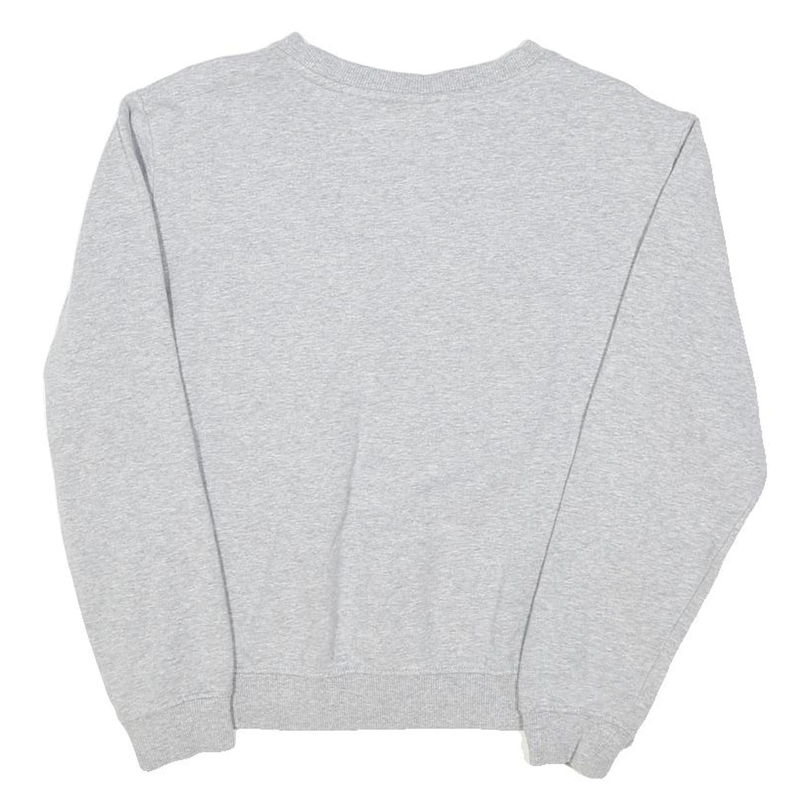 FILA Womens Grey Sweatshirt Crew Neck M Cotton Blend Pullover Casual