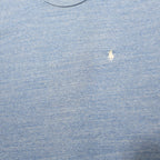 POLO RALPH LAUREN Mens Blue Crew Neck Short Sleeve T-Shirt L Cotton Blend Casual